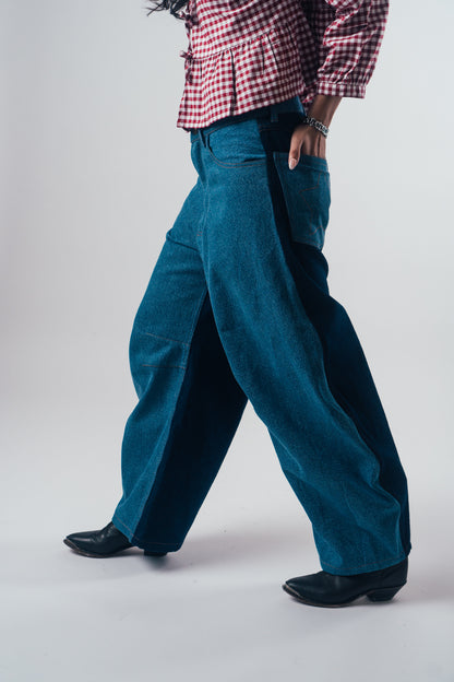 I'm A Star Horseshoe Jeans 'Deep Blue Split'