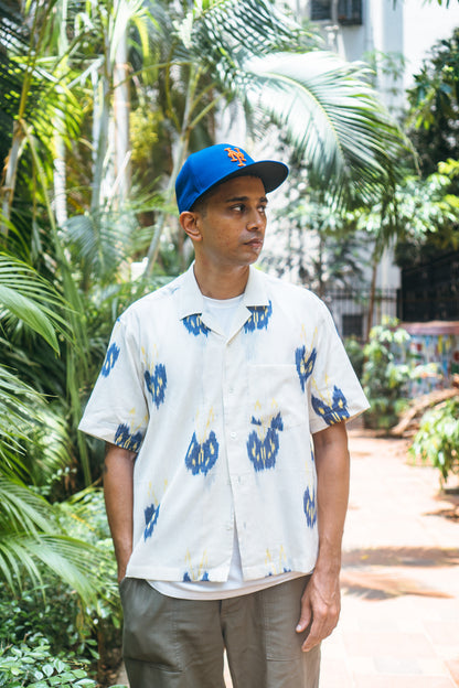 S/S Camp Shirt 'Butterfly Ikat'