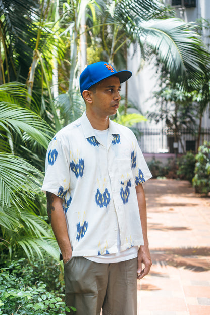 S/S Camp Shirt 'Butterfly Ikat'