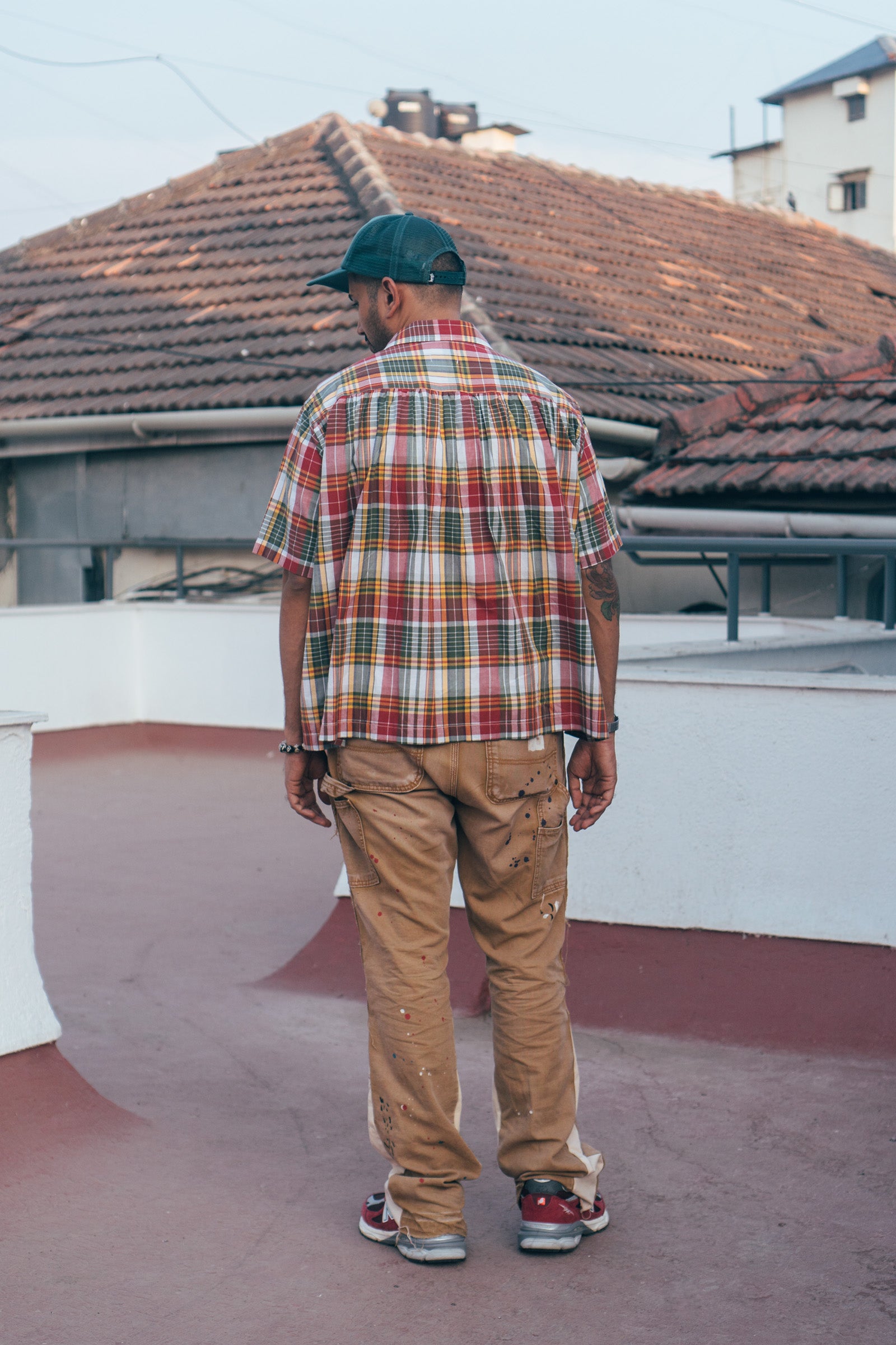 S/S Gather Shirt 'Madras Magic 05'