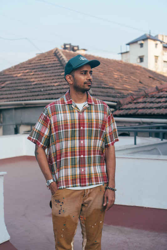 S/S Gather Shirt 'Madras Magic 05'