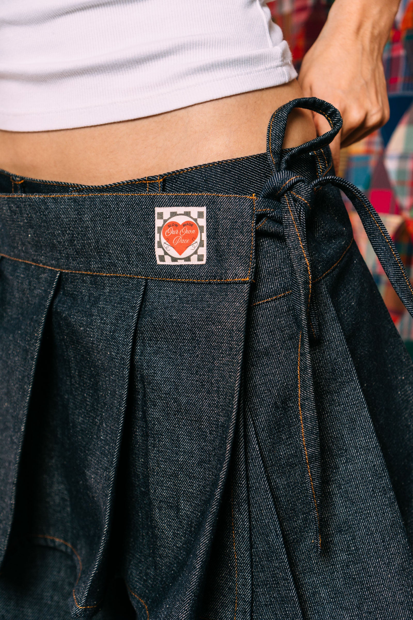 Really Wide Pants with Skirt 'Raw Indigo'