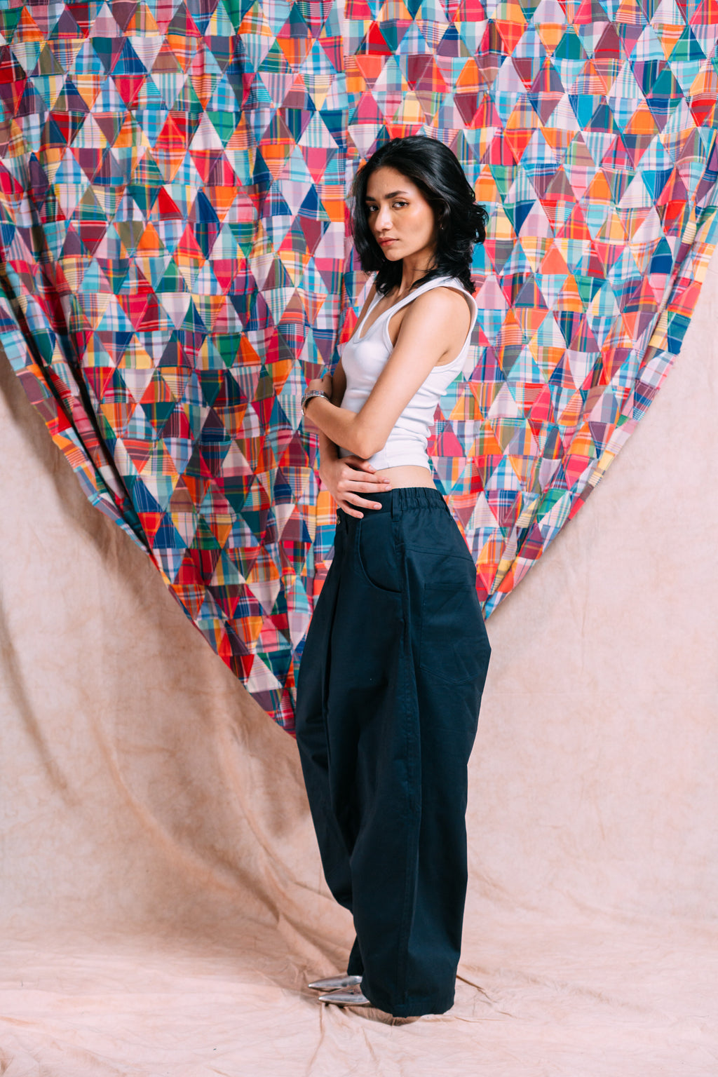 Really Wide Pants 'Navy Twill'