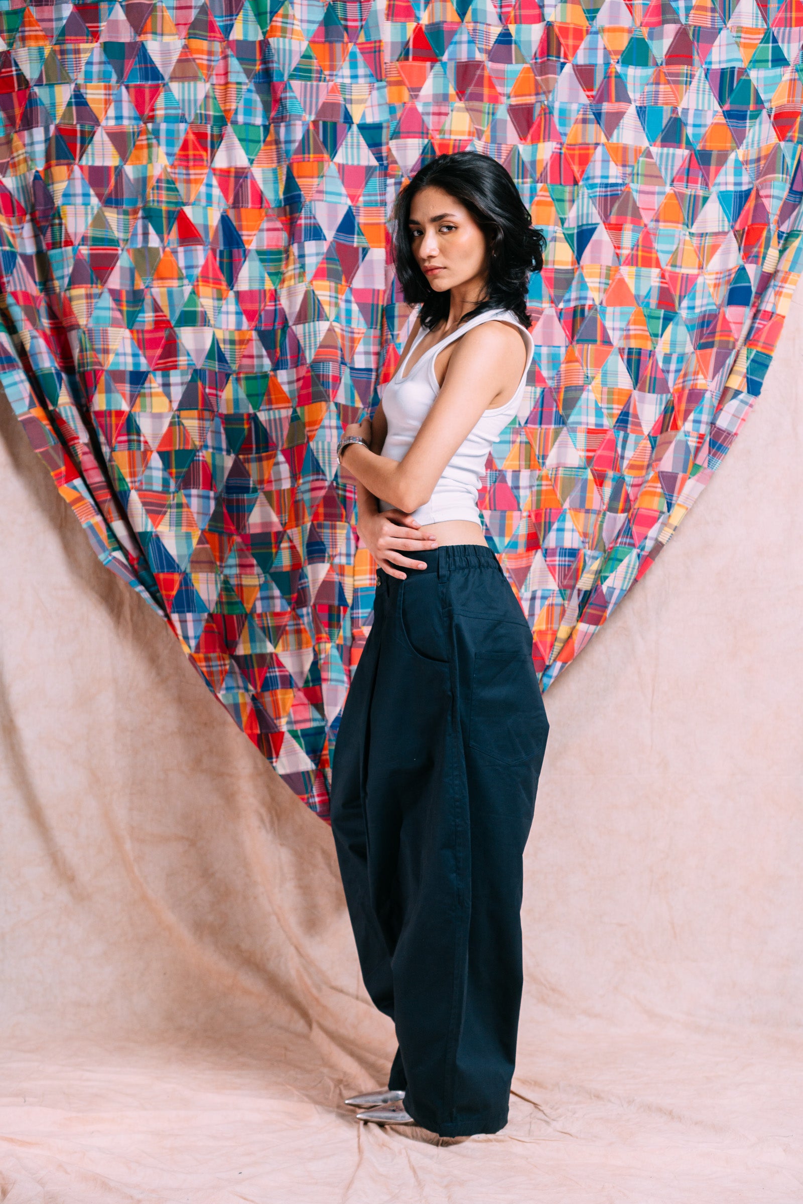 Really Wide Pants 'Navy Twill'