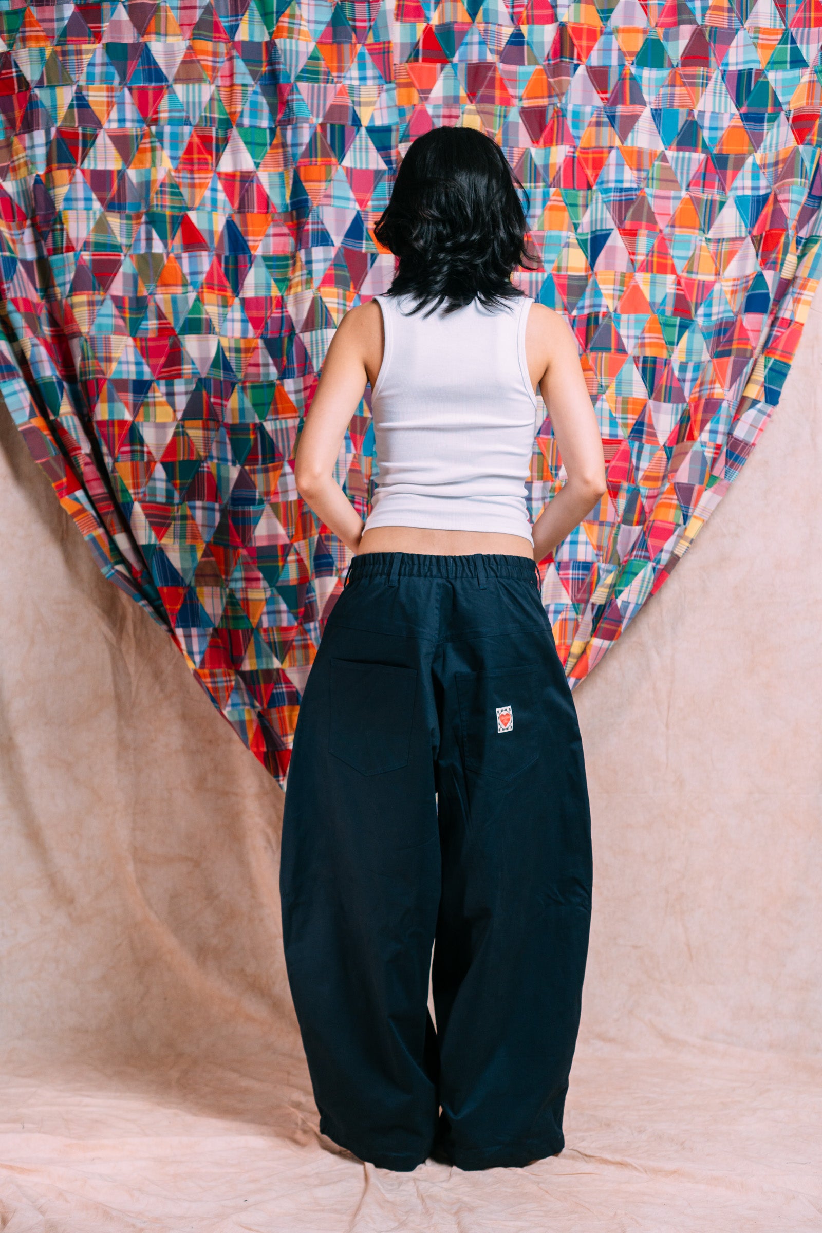 Really Wide Pants 'Navy Twill'