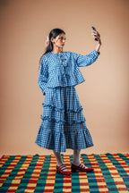 Ruffle Skirt 'Royal Blue'