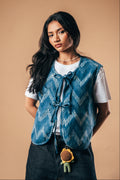 Kiki Gilet 'Indigo Dabu'