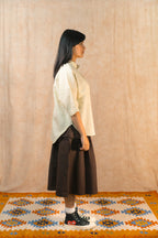 Boxy Shirt 'Oatmeal Oreo Khadi'