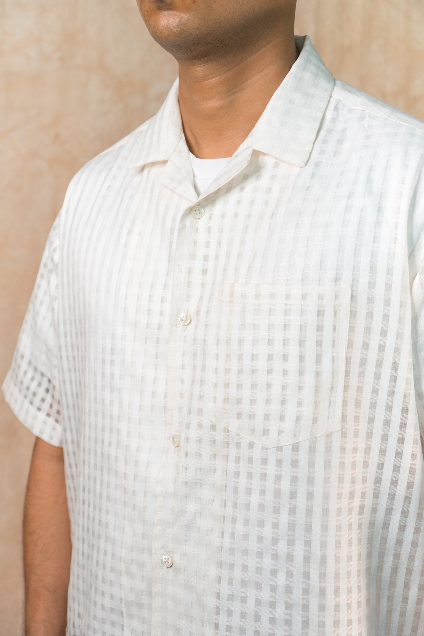 S/S Camp Shirt 'Cloud Khadi'