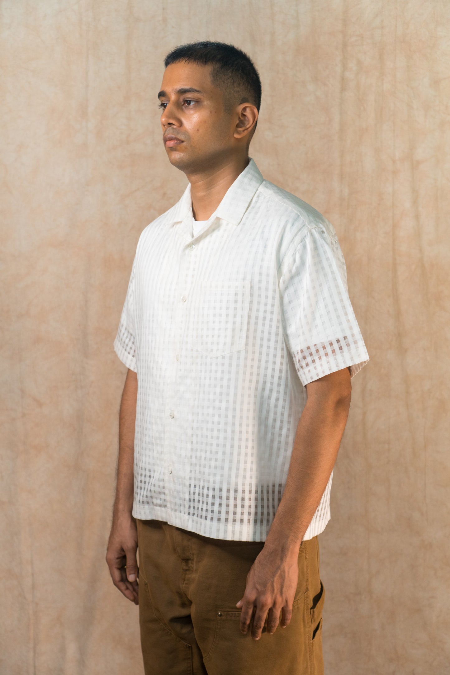 S/S Camp Shirt 'Cloud Khadi'