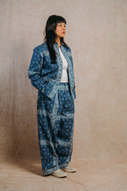Sunday Morning Shirt 'Blue Paisley'