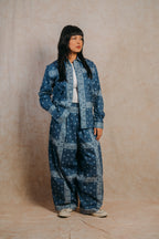 Sunday Morning Shirt 'Blue Paisley'