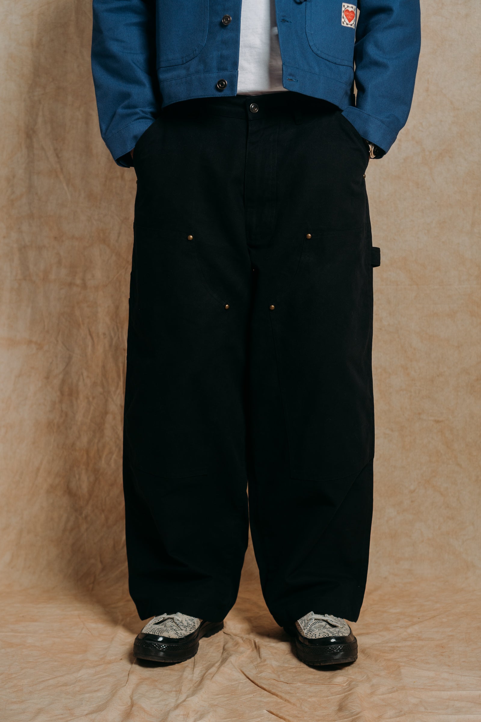 Carpenter Work Pants 'Black Canvas'