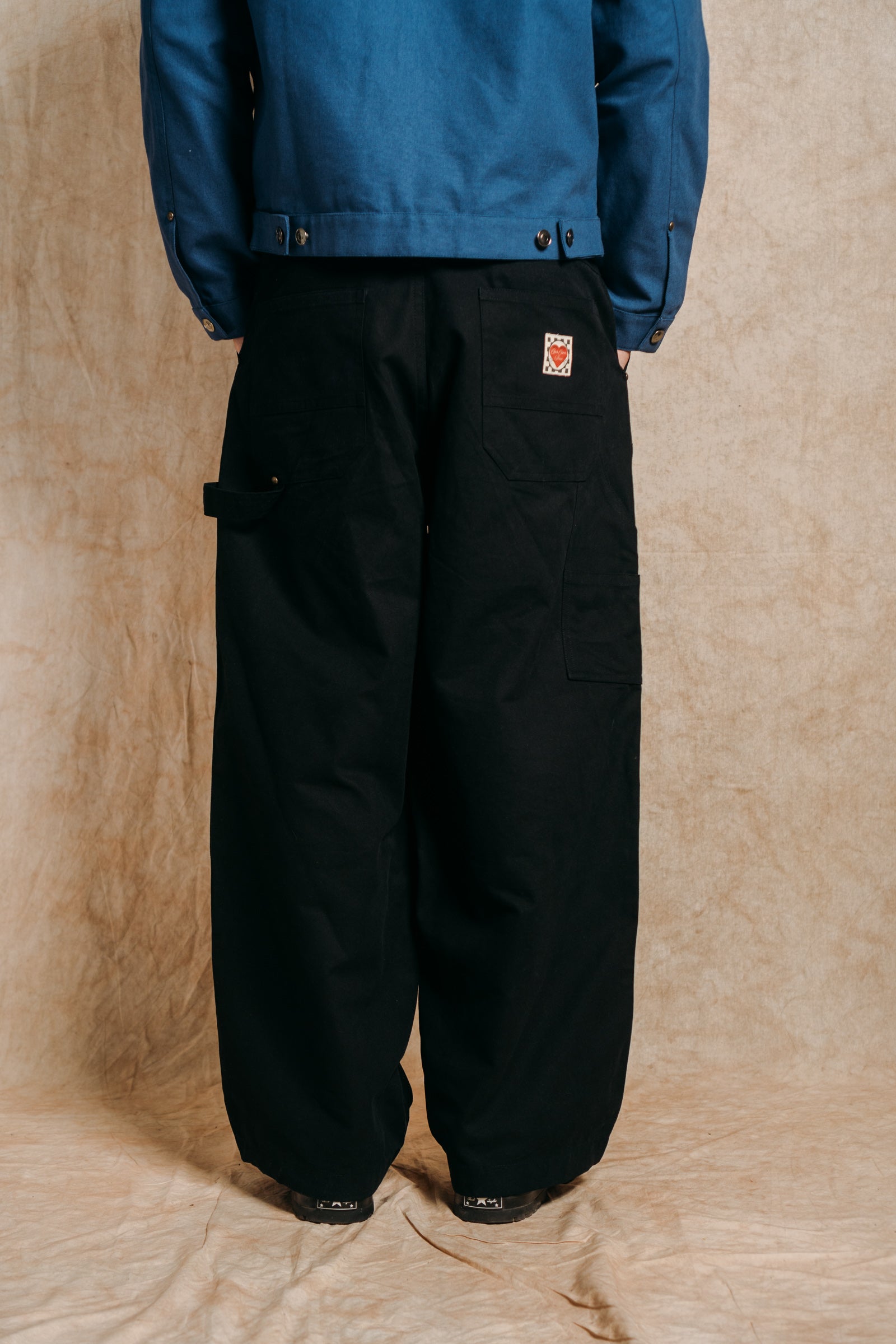 Carpenter Work Pants 'Black Canvas'