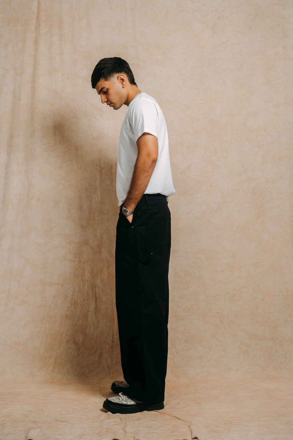 Carpenter Work Pants 'Black Canvas'