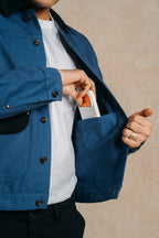 Canvas Work Jacket 'French Blue'