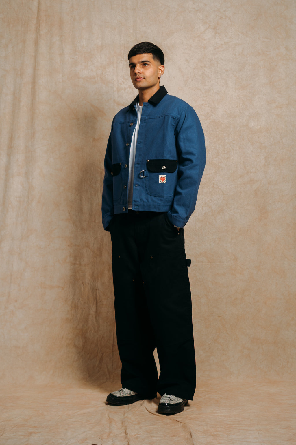 Canvas Work Jacket 'French Blue'