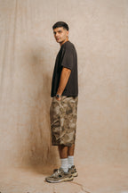 Balloon Cargo Shorts 'Diffused Brown Camo Ripstop'