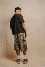 Balloon Cargo Shorts 'Diffused Brown Camo Ripstop'