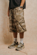 Balloon Cargo Shorts 'Diffused Brown Camo Ripstop'