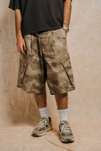 Balloon Cargo Shorts 'Diffused Brown Camo Ripstop'