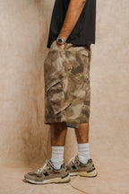 Balloon Cargo Shorts 'Diffused Brown Camo Ripstop'