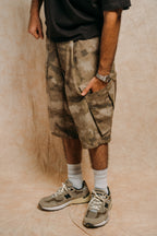 Balloon Cargo Shorts 'Diffused Brown Camo Ripstop'