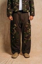 Double Knee Painter Pant 'Mocha Camo'
