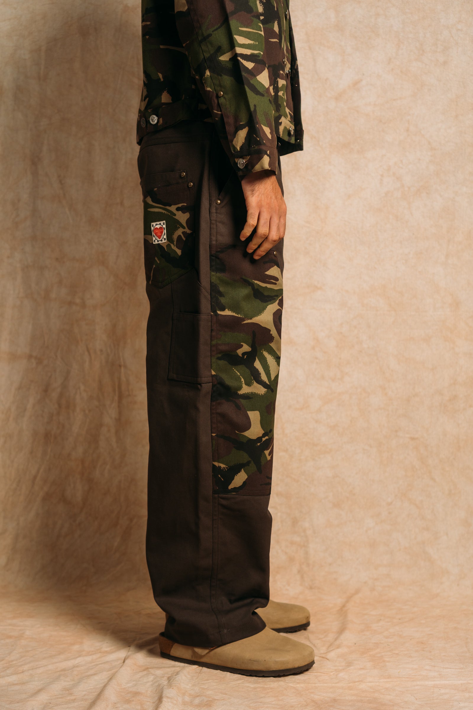 Double Knee Painter Pant 'Mocha Camo'