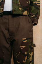 Double Knee Painter Pant 'Mocha Camo'