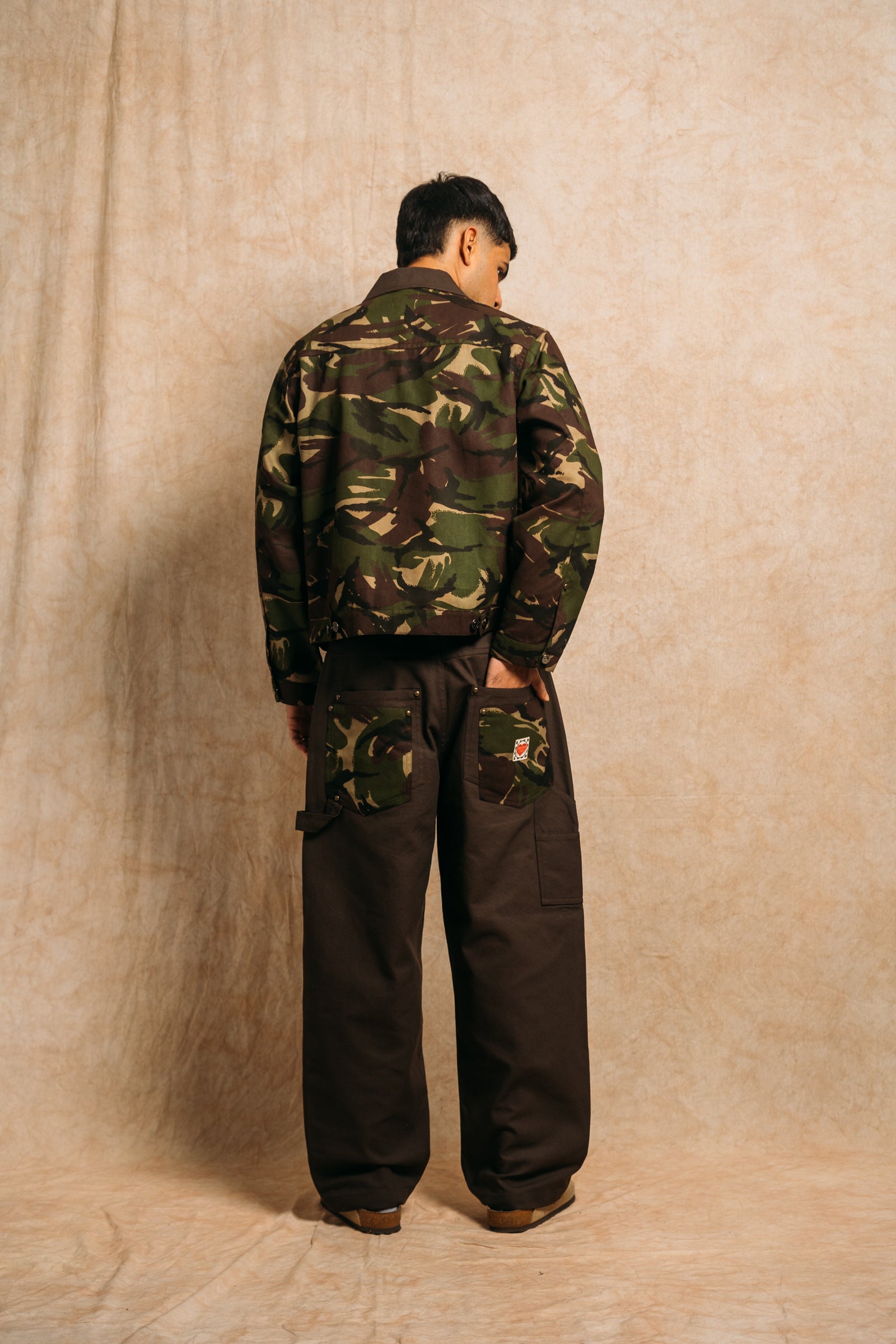 Double Knee Painter Pant 'Mocha Camo'