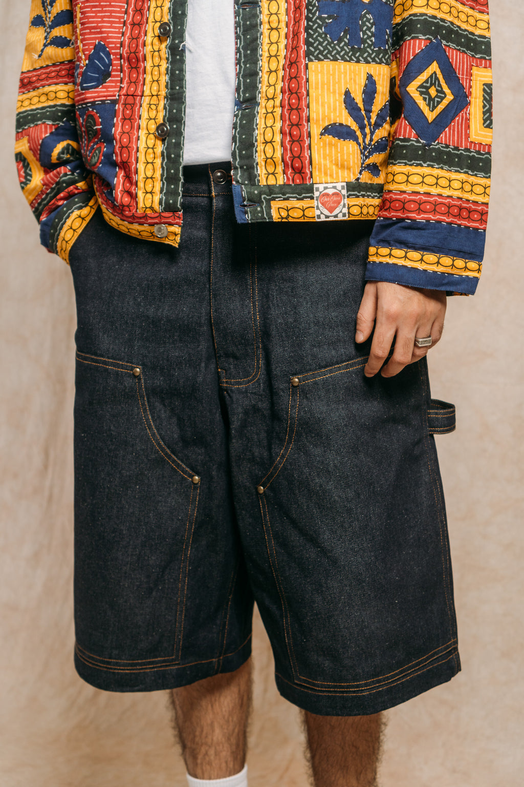 Carpenter Work Jorts 'Raw Indigo'