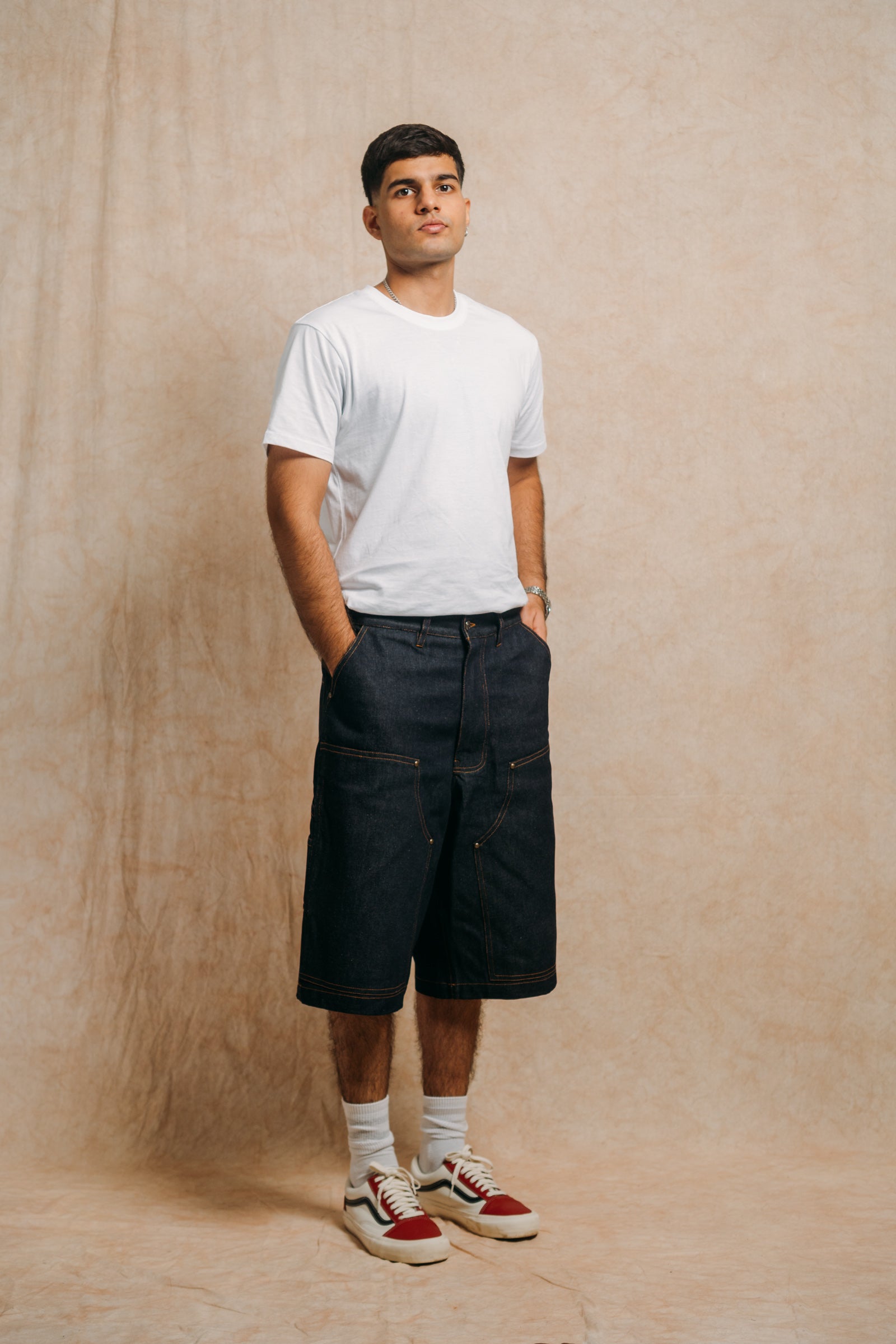 Carpenter Work Jorts 'Raw Indigo'