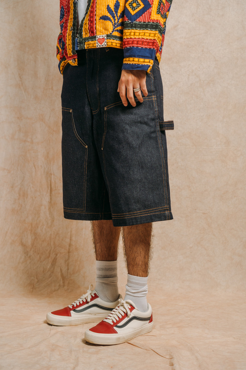 Carpenter Work Jorts 'Raw Indigo'