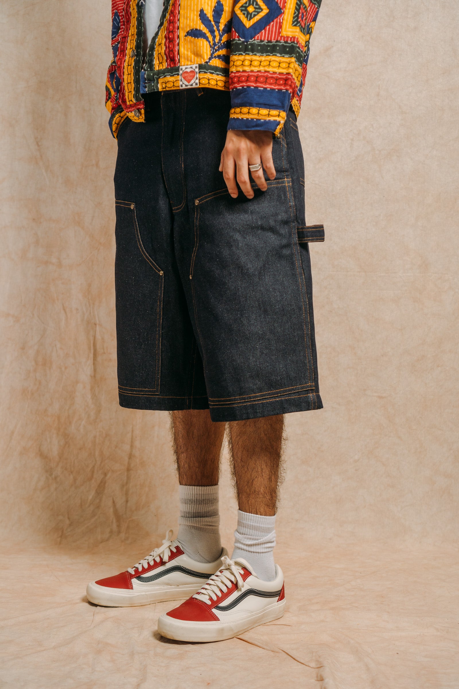 Carpenter Work Jorts 'Raw Indigo'