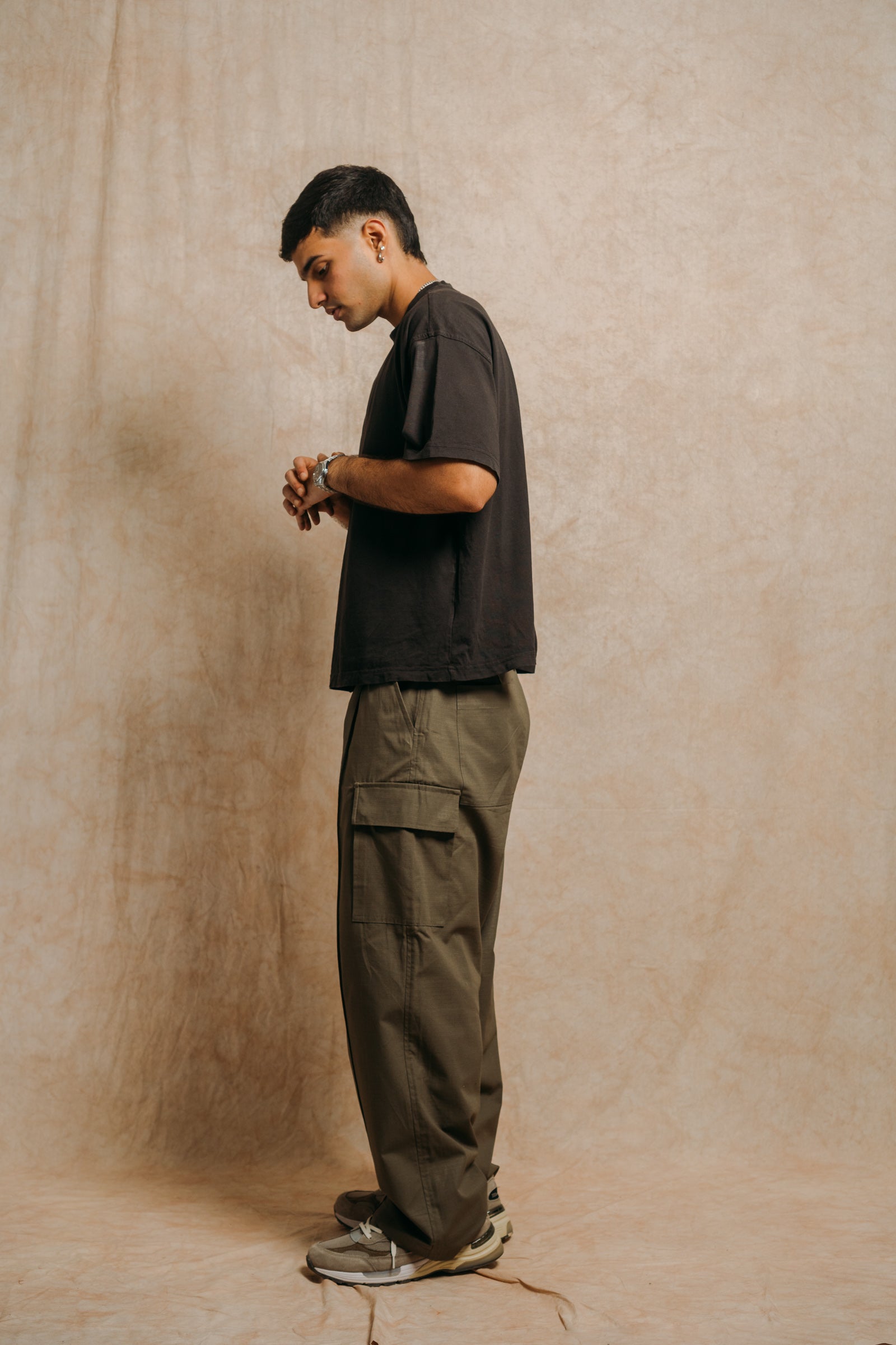 Vintage Cargo Pants 'Olive Ripstop'