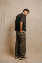 Vintage Cargo Pants 'Olive Ripstop'