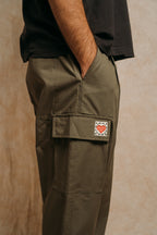 Vintage Cargo Pants 'Olive Ripstop'
