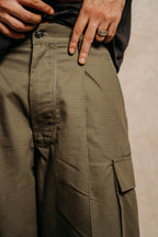 Vintage Cargo Pants 'Olive Ripstop'