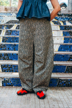 Horseshoe Pants 'Leopard Print Twill'