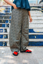 Horseshoe Pants 'Leopard Print Twill'