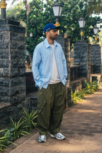 Balloon Cargo Pants 'Olive Canvas'
