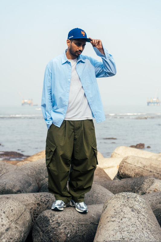 Balloon Cargo Pants 'Olive Canvas'