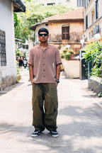 Crochet Shirt 'Brown'