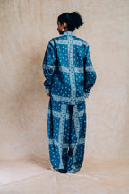 Sunday Morning Shirt 'Blue Paisley'