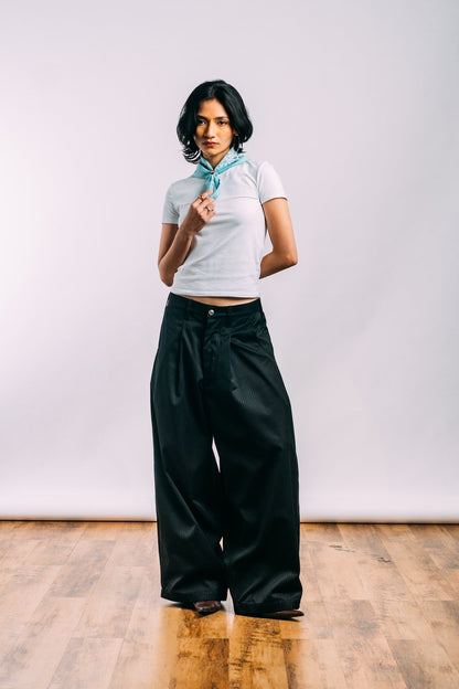 Really Wide Pants 'Black Stripes'