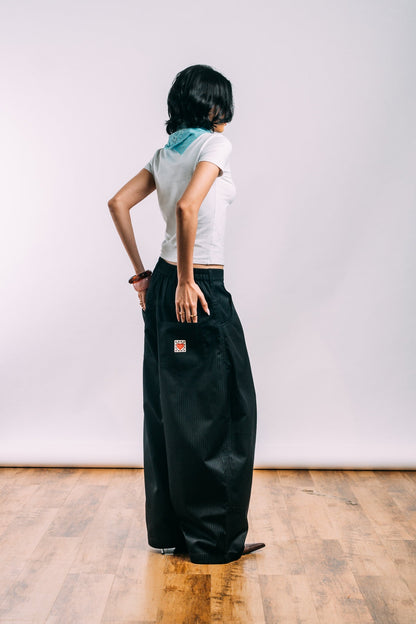 Really Wide Pants 'Black Stripes'