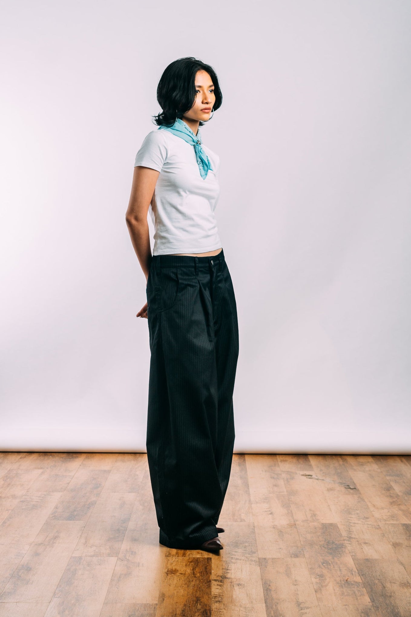 Really Wide Pants 'Black Stripes'