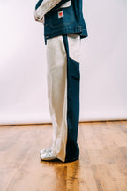 I'm A Star Horseshoe Jeans 'Indigo Off-White Split'