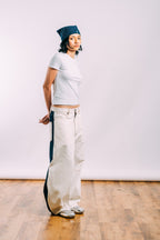 I'm A Star Horseshoe Jeans 'Indigo Off-White Split'